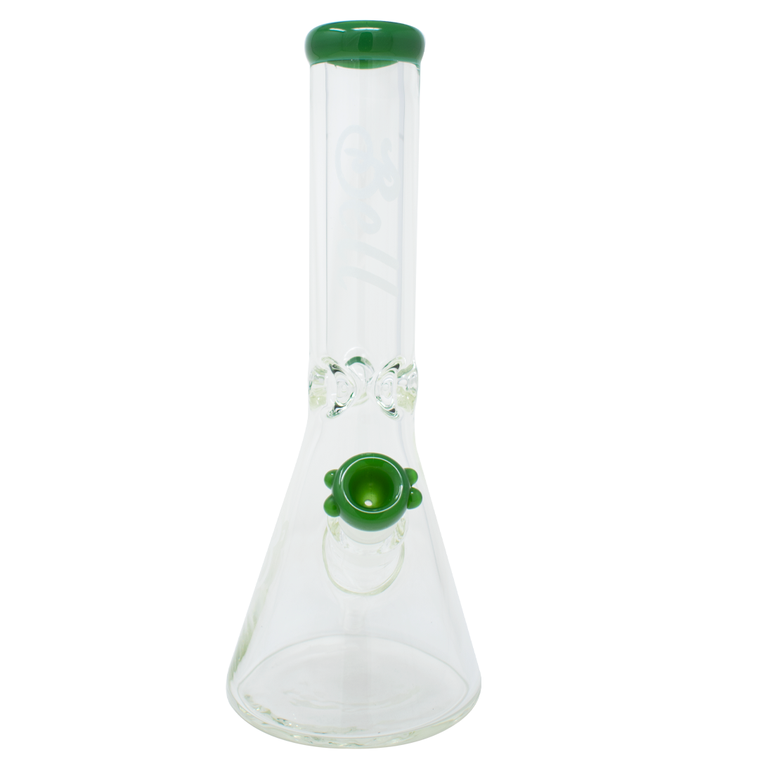 9MM Green Accent 15" Beaker